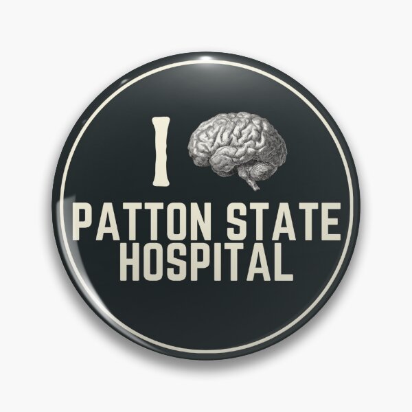 Item preview, I Love Patton State Hospital Souvenir Bumper Sticker designed and sold by GhostlyWorld.