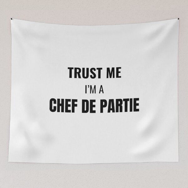 Item preview, Trust Me I'm a Chef de Partie (Black) designed and sold by ShipCrewNation.