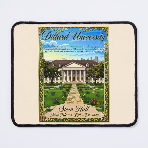 Item preview, Science in Symmetry Dillard University Stern Hall Illustration designed and sold by EvergreenPark - Tee Studio.