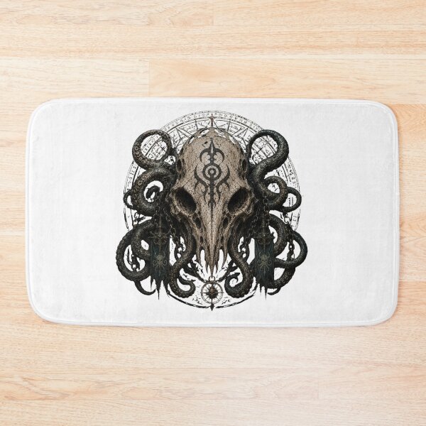 Item preview, Kraken Skull eerie mythology designed and sold by PatternFly.