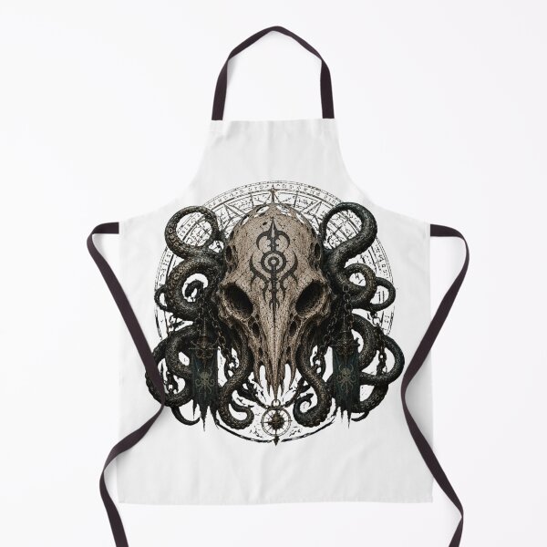 Item preview, Kraken Skull eerie mythology designed and sold by PatternFly.