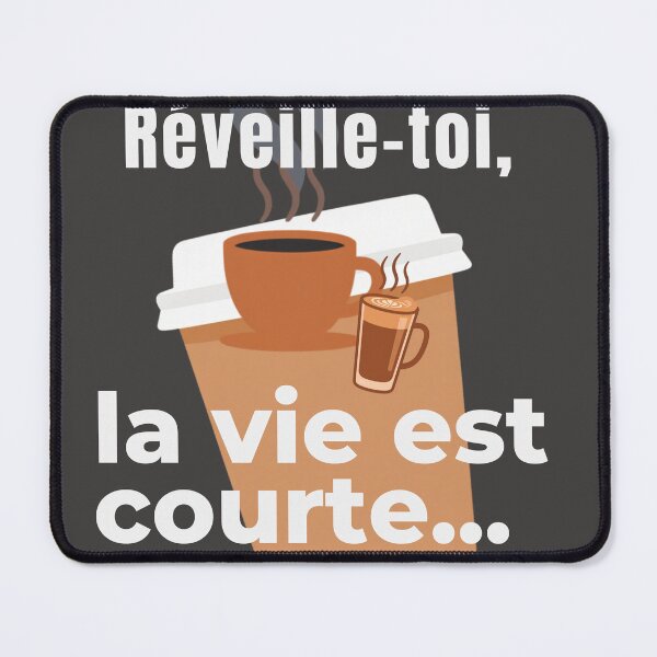 Item preview, 3 cups of steaming coffee, wake-up call designed and sold by JulyDulac.