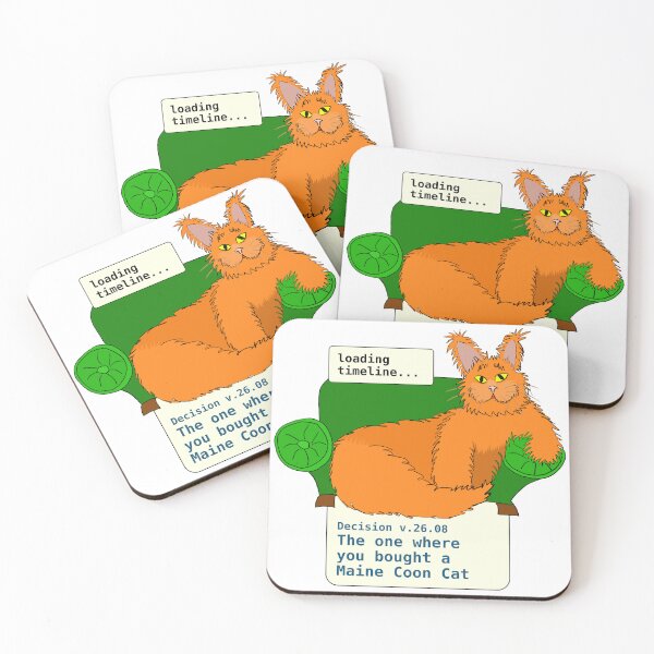 Item preview, The time when you decided to buy a Maine Coon Cat designed and sold by LittleGreyMan2026.