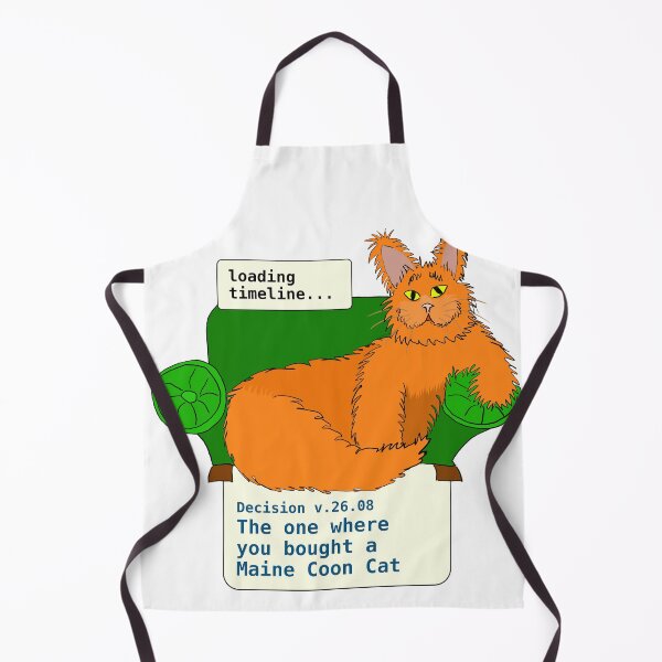 Item preview, The time when you decided to buy a Maine Coon Cat designed and sold by LittleGreyMan2026.
