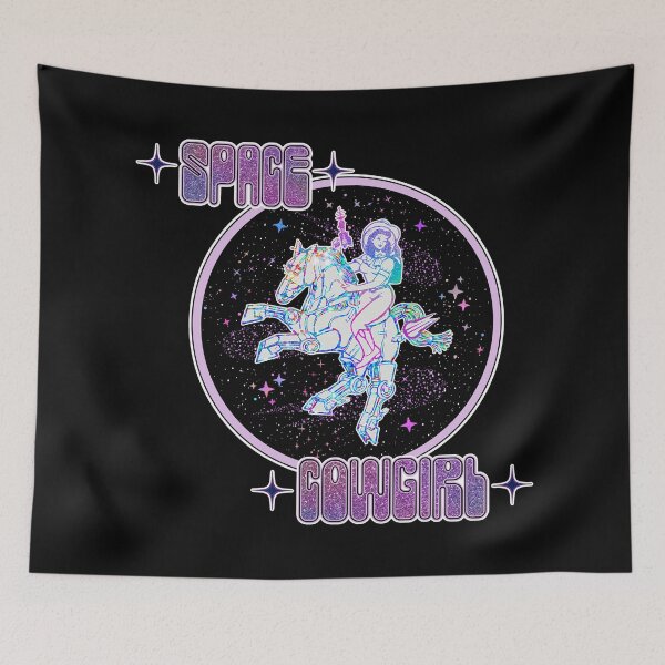 Item preview, Space Cowgirl (Color Text) designed and sold by SparklefilthStudios.