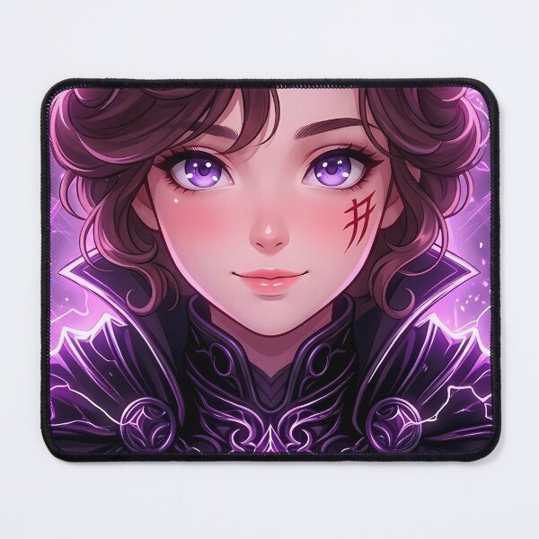 Item preview, Glowing Purple Anime Queen – Cute Aesthetic Goddess designed and sold by Swizzy2vore.