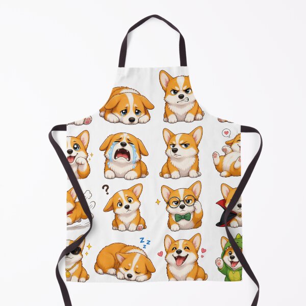 Item preview, Corgi Emoji Sheet | Cute Chibi Dog Expressions Pack designed and sold by The Pet Lover Collection .