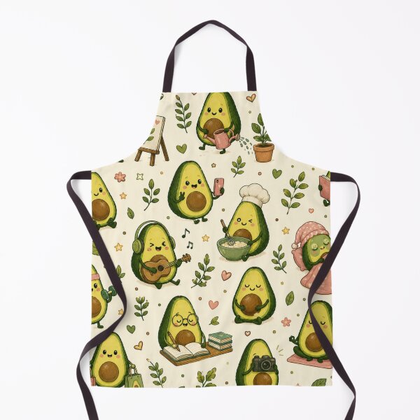 Item preview, Cute Avocado love Pattern  Seamless Pattern Fruit Print designed and sold by Aramdesing.