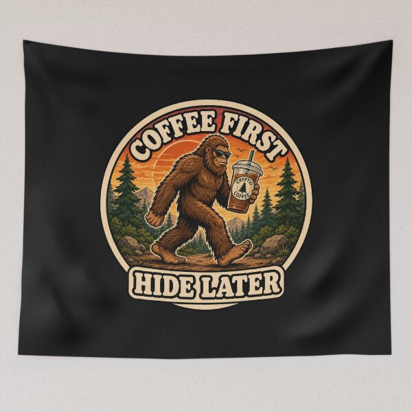 Item preview, Coffee First Hide Later designed and sold by Swanny's Custom T-shirt and Gift Designs.