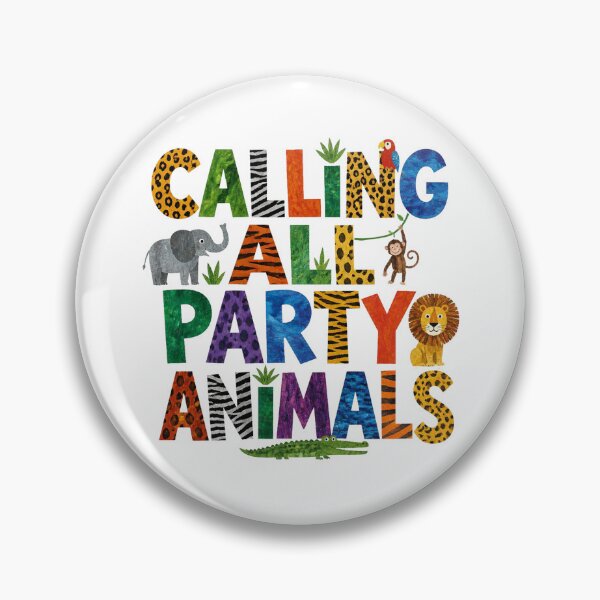 Item preview, Calling All Party Animals Colorful Typography designed and sold by Zazizu.