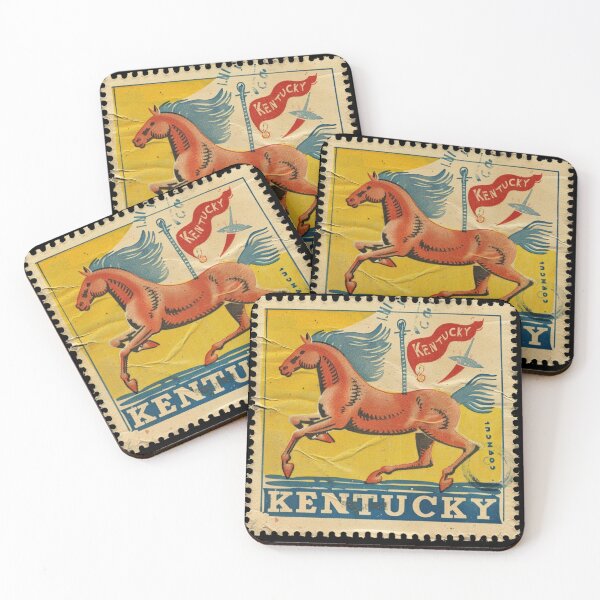 Item preview, Kentucky Vintage Stamp - Thoroughbred Horse designed and sold by tiigerdad.