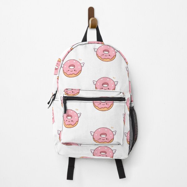 Item preview, Cute Pink Donut Sticker | Kawaii Flying Donut Cartoon Aesthetic Design designed and sold by dreamz-world.