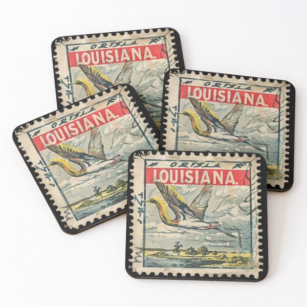 Item preview, Louisiana Vintage Postage Stamp - Brown Pelican designed and sold by tiigerdad.