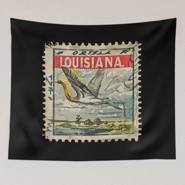Item preview, Louisiana Vintage Postage Stamp - Brown Pelican designed and sold by tiigerdad.