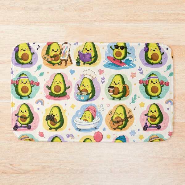 Item preview, Avocado love Pattern  Seamless Pattern Fruit Print designed and sold by Aramdesing.
