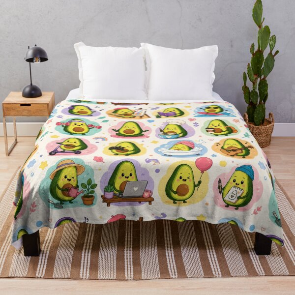 Item preview, Avocado love Pattern Seamless Pattern Fruit Print designed and sold by Aramdesing.