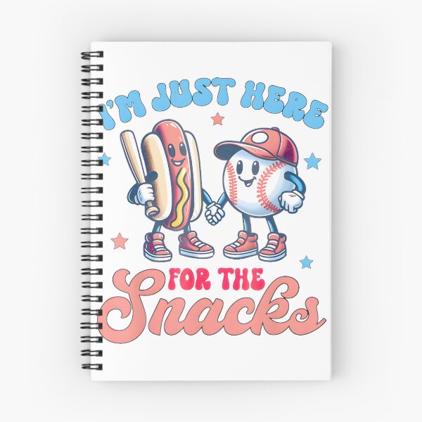 Item preview, Th Of July Hot Dog Im Just Here For The Snacks Baseballpng designed and sold by onepepe.