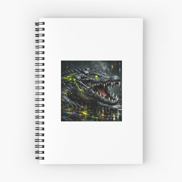 Item preview, Apex Overdrive: The Biomechanical Cyber-Crocodile designed and sold by synthesisnft.