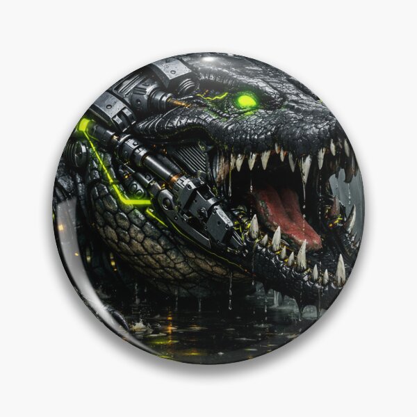 Item preview, Apex Overdrive: The Biomechanical Cyber-Crocodile designed and sold by synthesisnft.