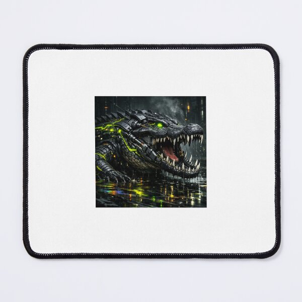 Item preview, Apex Overdrive: The Biomechanical Cyber-Crocodile designed and sold by synthesisnft.
