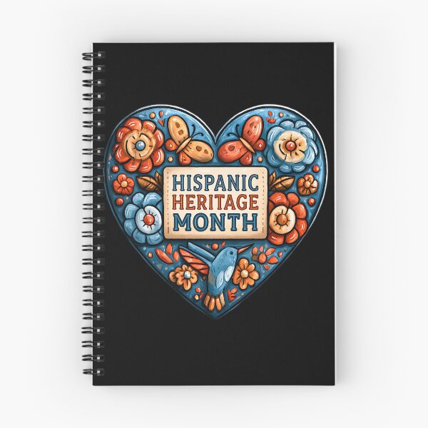Item preview, Folk Art Heart Hispanic Heritage Month Design designed and sold by Boddicca.