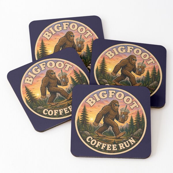 Item preview, Bigfoot Coffee Run designed and sold by Swanny's Custom T-shirt and Gift Designs.