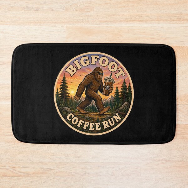 Item preview, Bigfoot Coffee Run designed and sold by Swanny's Custom T-shirt and Gift Designs.
