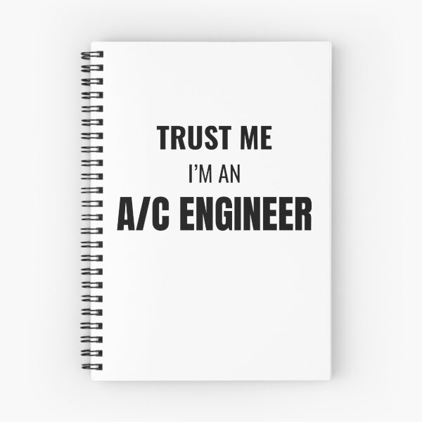 Item preview, Trust Me I'm an A/C Engineer (Black) designed and sold by ShipCrewNation.