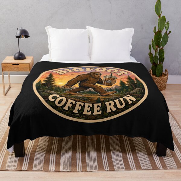 Item preview, Bigfoot Coffee Run designed and sold by Swanny's Custom T-shirt and Gift Designs.
