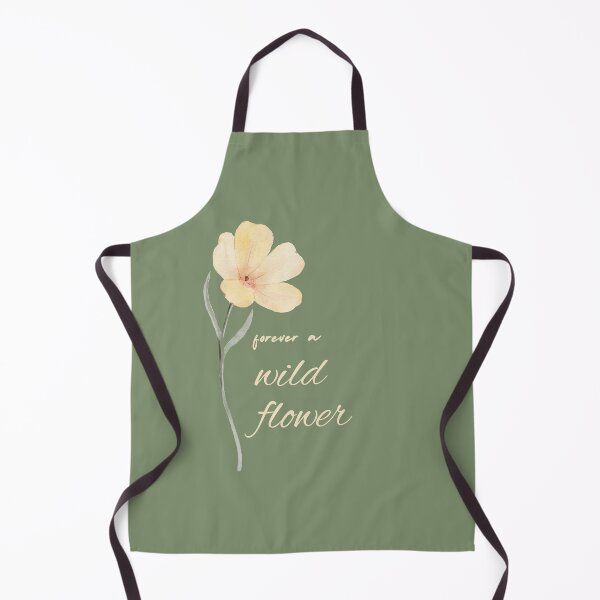 Item preview, Forever a Wildflower | Delicate Watercolor Botanical Art Print Sticker & T-Shirt designed and sold by Olive Thread Co..