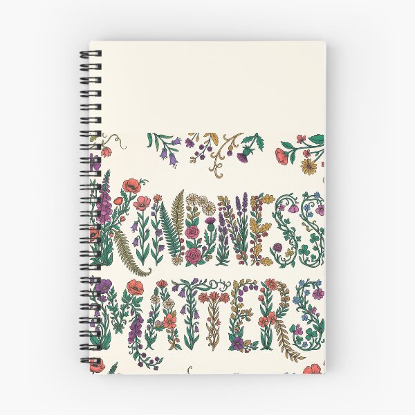 Item preview, Kindness Matters Shirt | Botanical Wildflower Typography Fine Line Floral Tee designed and sold by DmaarGroup.
