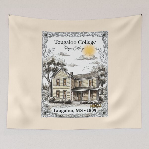 Item preview, Tougaloo College Historic Pope Cottage Architectural Sketch designed and sold by EvergreenPark - Tee Studio.