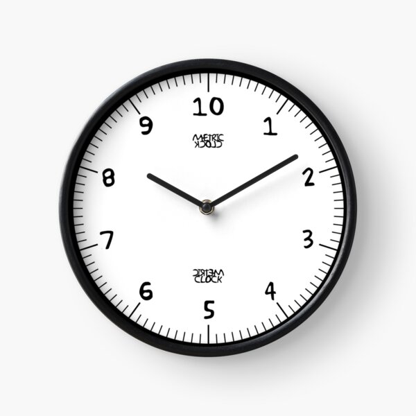 Item preview, Metric Clock (Black Fun Font) [Roufxis-Rb] designed and sold by RoufXis.
