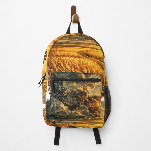 Item preview, Rural Windmill Prairie Sunset - Vintage Landscape Art designed and sold by irfanshikh.