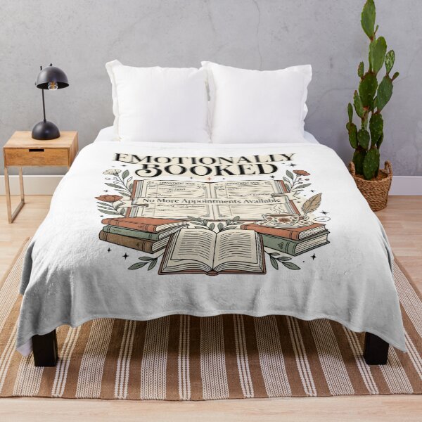 Item preview, Emotionally Booked Vintage Book Lover Design | Cozy Reader Aesthetic | Introvert Bookworm Gift designed and sold by softmind studio.