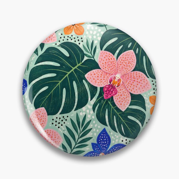 Item preview, Colorful floral pattern designed and sold by trendspatterns.
