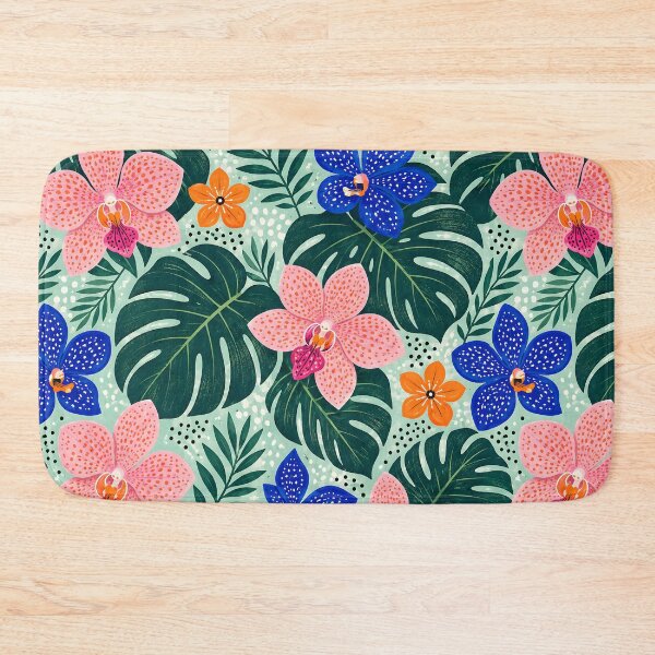 Item preview, Colorful floral pattern designed and sold by trendspatterns.