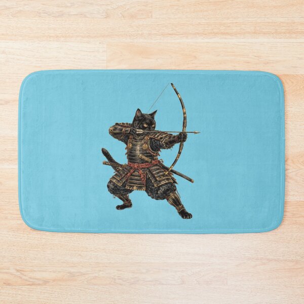 Item preview, Neko Archer Bushido | Samurai Cat | Vintage Japanese Ukiyo-e Cat Warrior designed and sold by Natalia-Vlad.