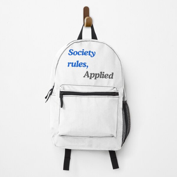 Item preview, Society rules, applied designed and sold by ArtistTejal.
