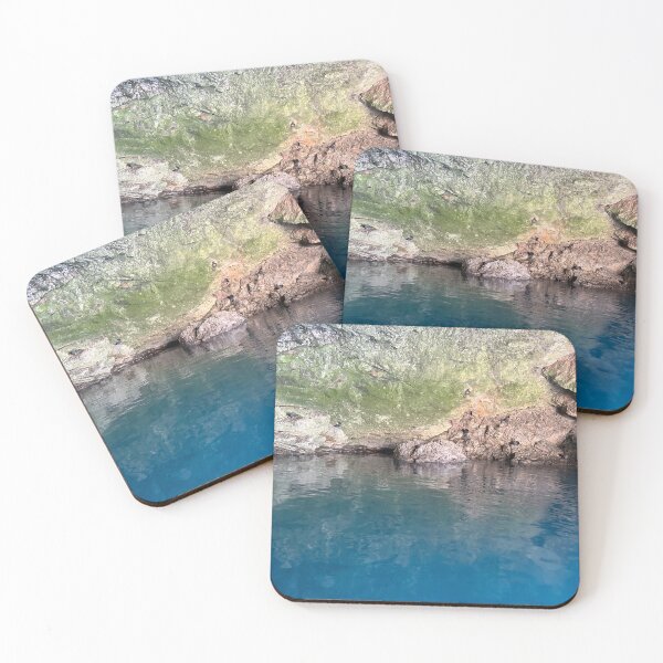 Item preview, Blue Natural Spring with Clear Water and Rocky Mountain Stream designed and sold by Quiet Frames Studio.