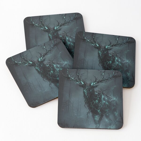 Item preview, Dark Forest Mystical Glowing Tree - Gothic Fantasy Art designed and sold by irfanshikh.