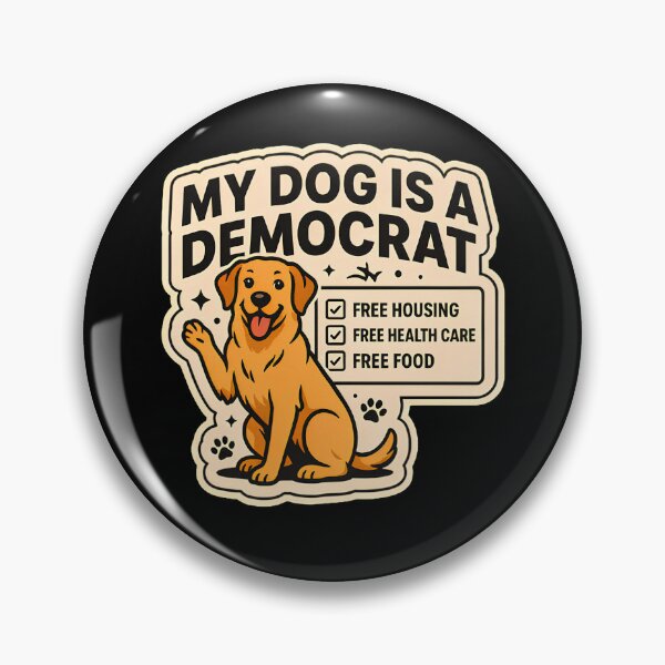 Item preview, My Dog is a Democrat Funny Political Checklist Dog Lover Shirt designed and sold by DejvArtist.