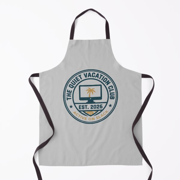 Item preview, The Quiet Vacation Club Funny Remote Work Vintage Badge designed and sold by MavtM.