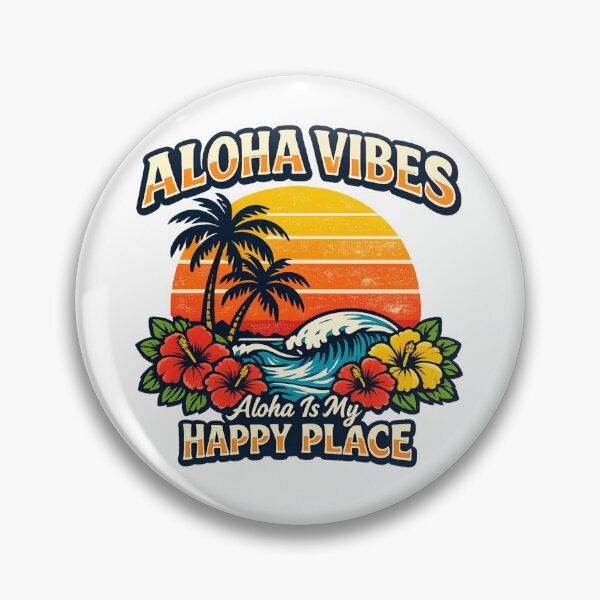 Item preview, Aloha Is My Happy Place Aloha Vibes designed and sold by DPBTees70.