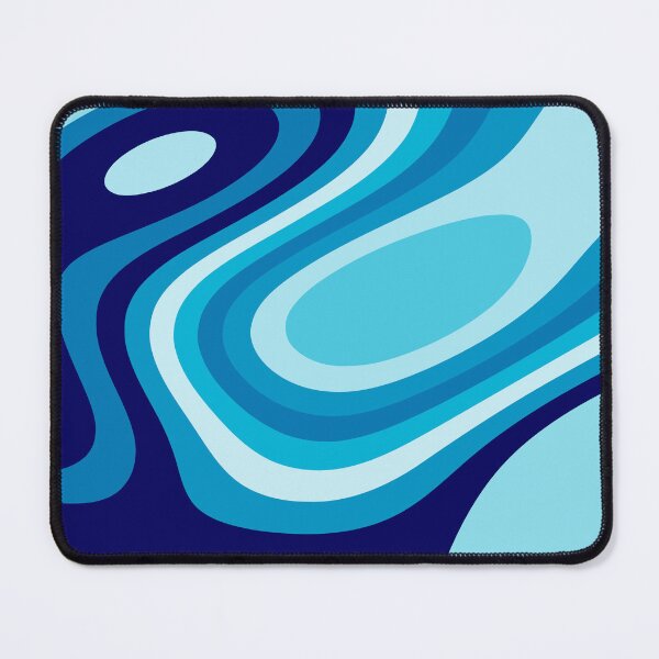 Item preview, Retro Blue Wave Pattern designed and sold by Casique.