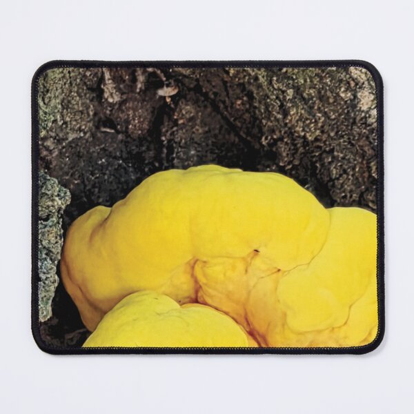 Item preview, Vibrant Chicken of the Woods Mushroom Photography designed and sold by wanderingkayla.