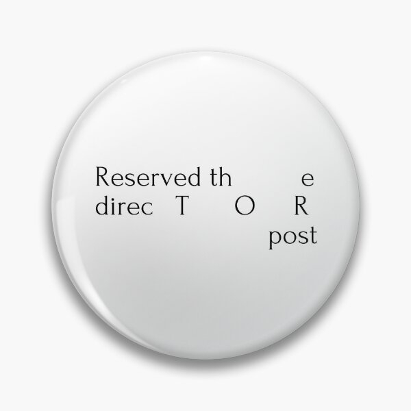 Item preview, Reserved the director post designed and sold by ArtistTejal.