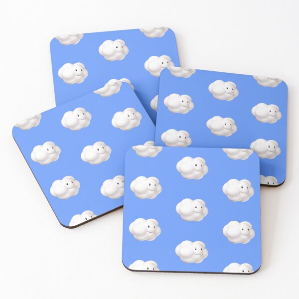 Item preview, Mario Kart Cloud Pattern - blue background designed and sold by cresspacito.