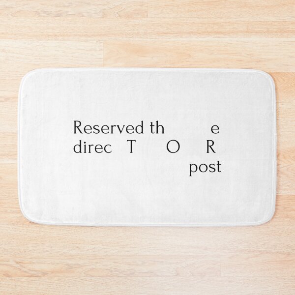 Item preview, Reserved the director post designed and sold by ArtistTejal.