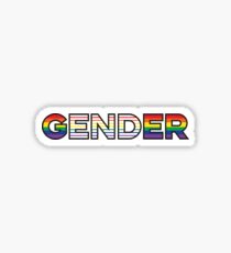 End Gender Sticker